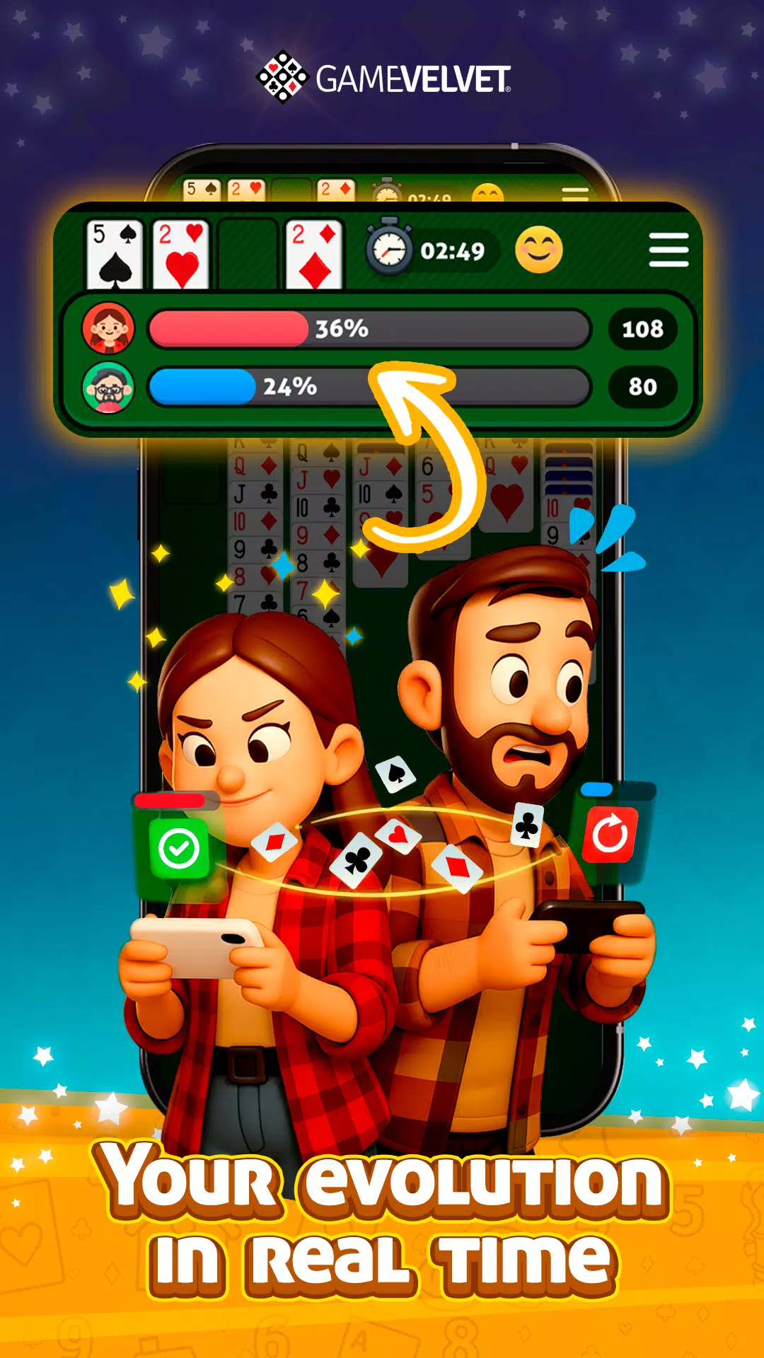 Solitaire Duel: Klondike