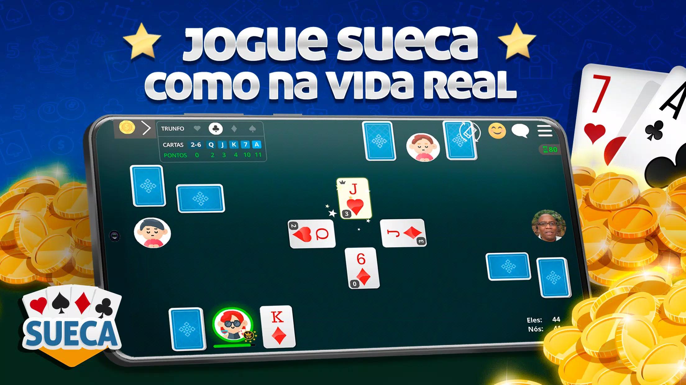 Sueca Online ~ Apps do Android