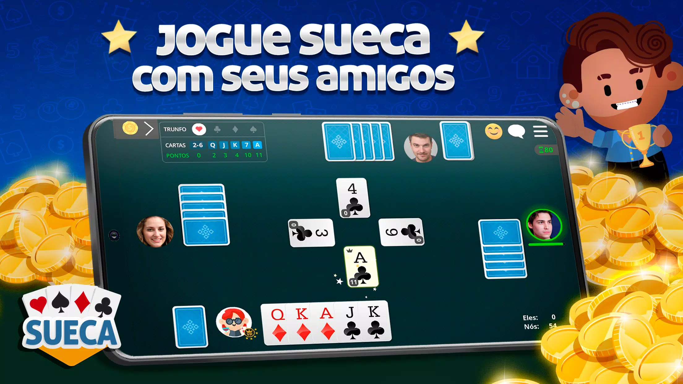 Sueca Online: Jogo de Cartas Português - Microsoft Apps