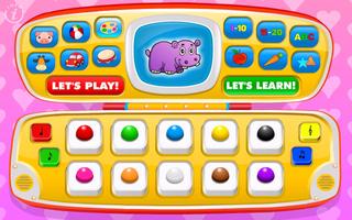 Kids Toy Phone Learning Games - Magic Laptop Lite captura de pantalla 1