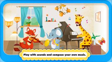 Baby Piano games for 2 year ol اسکرین شاٹ 3