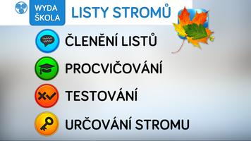 Listy stromů - teorie a klíč الملصق