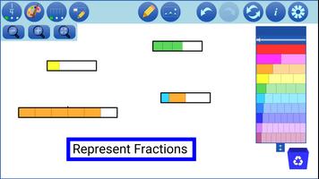 Fraction Strips Poster