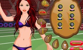 Cheerleader Girl Dress Up Game screenshot 1