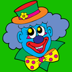 Clown coloring book