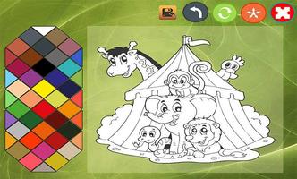 Clown coloring book screenshot 1