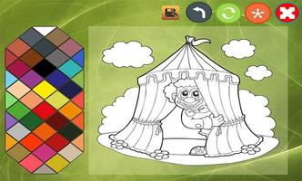 Clown coloring book imagem de tela 3