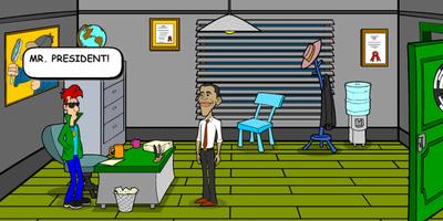 Obama y Cody: La Isla Misteriosa - Saw Game الملصق