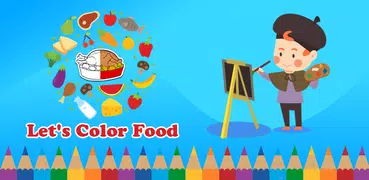 Coloring Book for kids : Food