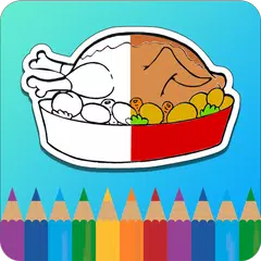 Coloring Book for kids : Food APK Herunterladen