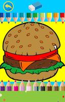 1 Schermata Coloring Book for kids : Food