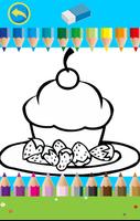 2 Schermata Coloring Book for kids : Food