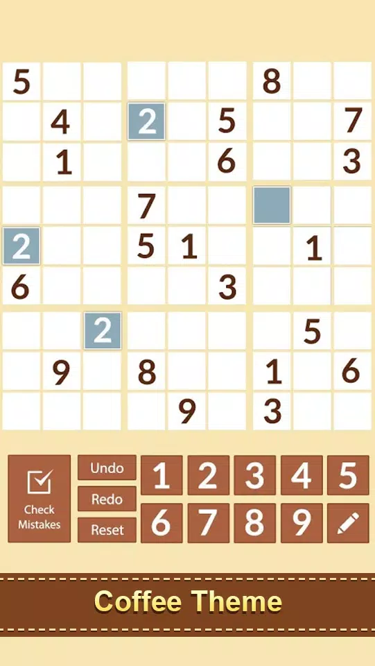 Sudoku Numbers Puzzle