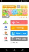 Find the letter(Play & Learn!) Affiche