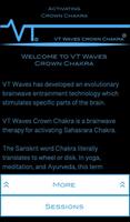 VT Brainwaves Crown Chakra पोस्टर