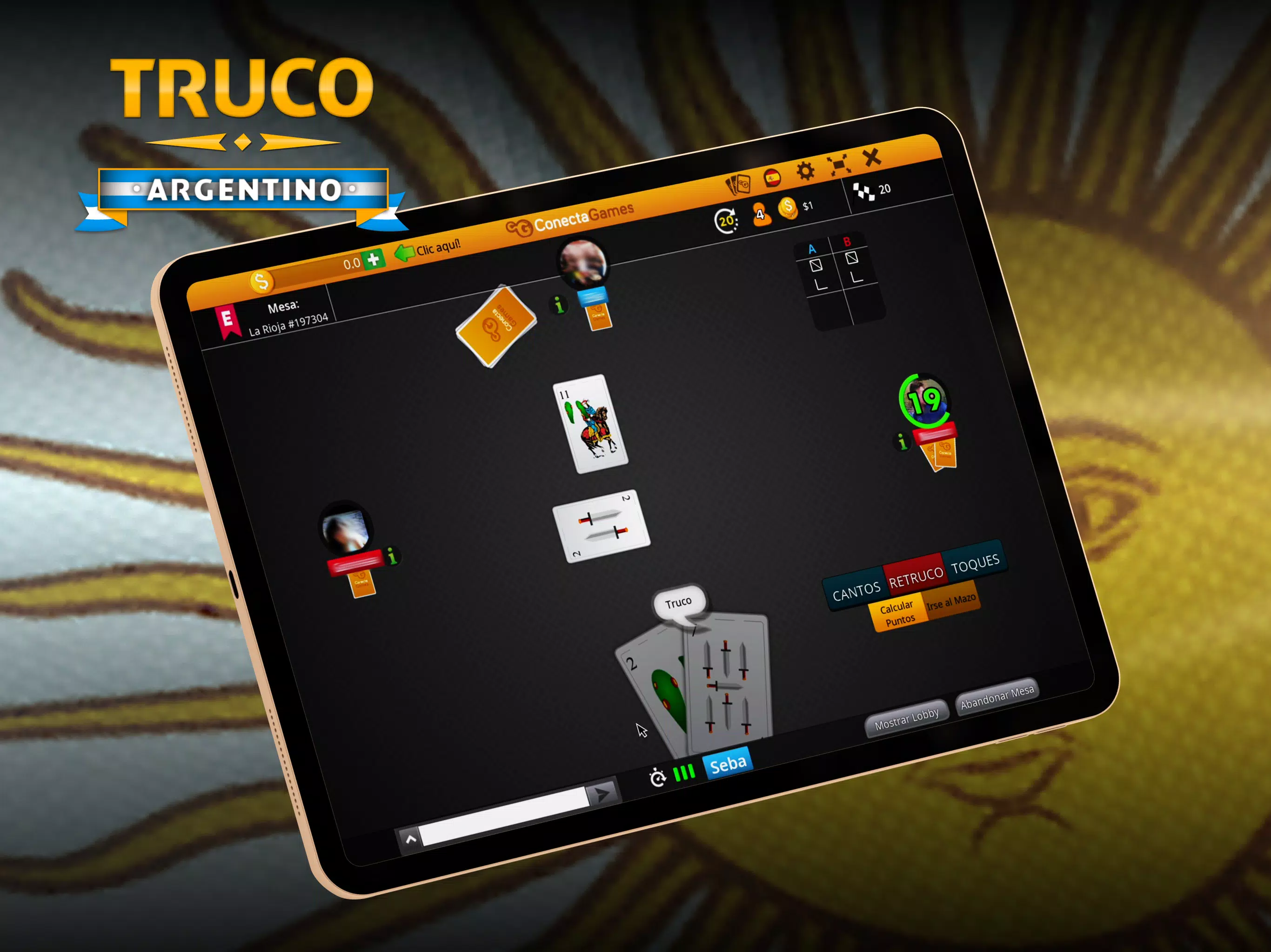 Truco !GAUDÉRIO jogo de cartas Android Jogos APK (com.tobias