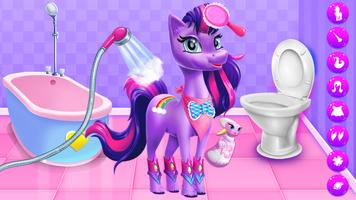 Magical Unicorn Candy World постер