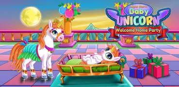 Cute Unicorn Welcome Party