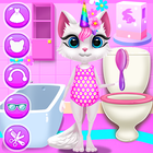 Kitty Kate Unicorn Daily Care ikona