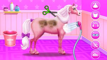 Princess Horse Caring Affiche