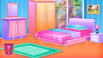 Twin Girls Room Cleaning الملصق