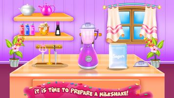 Milkshake Cooking & Decoration captura de pantalla 1
