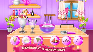 Milkshake Cooking & Decoration captura de pantalla 2