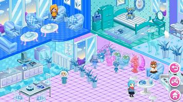 Princess Snow Dollhouse Design Screenshot 3