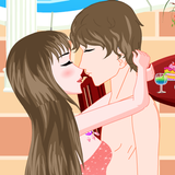 Pool Party love stroy games - Couple Kissing-icoon