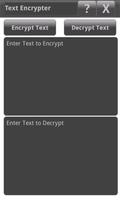 Text Encrypter Affiche