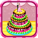 Cooking wedding cake ikona