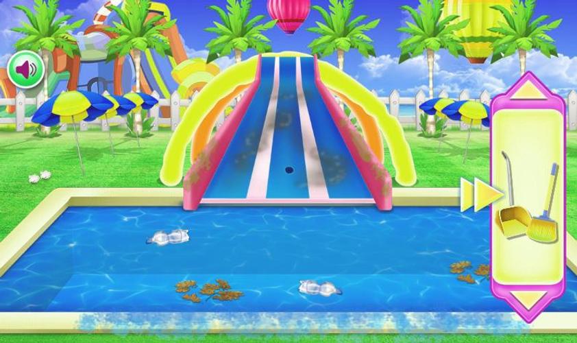 Cleaning Water Park Game Kids For Android Apk Download - boys and girls waterpark updated roblox go