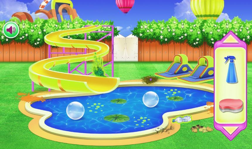 Cleaning Water Park Game Kids For Android Apk Download - boys and girls waterpark updated roblox go