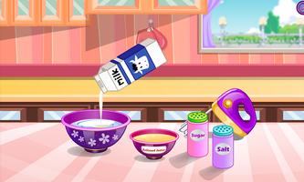 Donuts cooking games اسکرین شاٹ 1