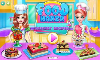 Recettes de dessert Affiche