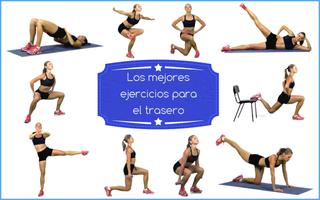 Nalgas Entrenamiento Fitness Poster