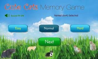 Cute Cats Memory Game 2.0 Affiche