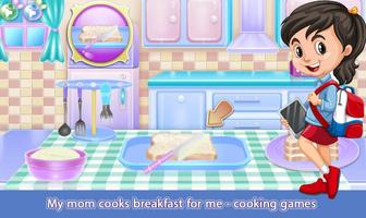 لعبة امي تطبخ الفطور لي - العاب طبخ Plakat