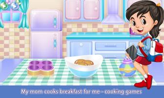 لعبة امي تطبخ الفطور لي - العاب طبخ скриншот 3