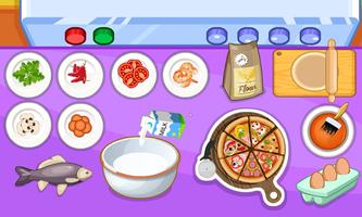 Poster Pizza shop - cooking games