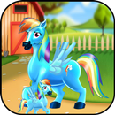 Prinzessin Regenbogen Pony Spiel APK