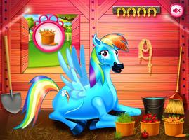 Princess rainbow Pony game screenshot 1