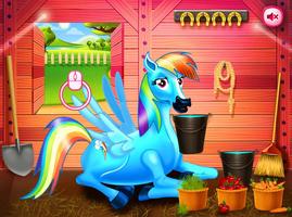 Princess rainbow Pony game screenshot 2