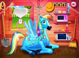 برنامه‌نما Princess rainbow Pony game عکس از صفحه