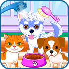 Puppy & kitty salon biểu tượng