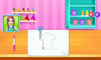 Sewing clothes school game screenshot 3