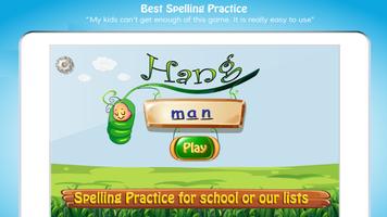 Hangman Best Kids hooked on Phonics Spelling Games 海报