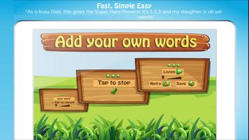 2 Schermata Hangman Best Kids hooked on Phonics Spelling Games