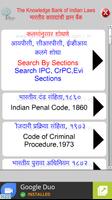 Laws in Marathi IPC in Marathi poster