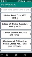 IPC CrPC IEA Act স্ক্রিনশট 1